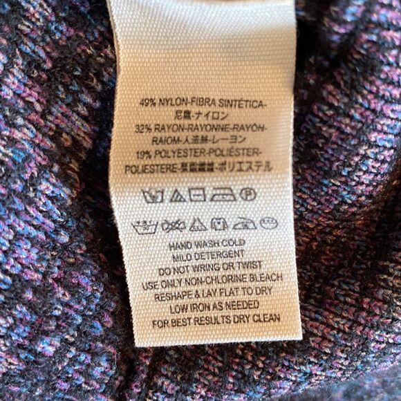 Free People Naomi Full Zip Sweater Sports Jacket Purple Black Size XS - Picture 11 of 12